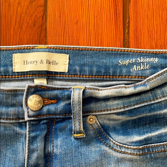 Size: 26 Henry & Belle Super Skinny Ankle Jeans - Picture 2 of 5